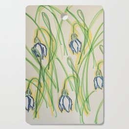 Sijay Ryum flower (snowdrop hybrid) Cutting Board