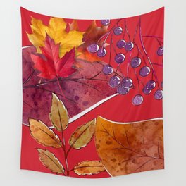 Fall Foliage Art Prints Wall Tapestry