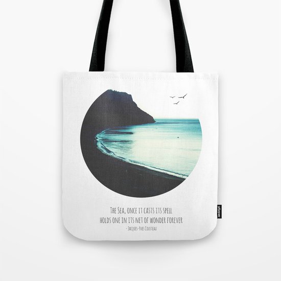 the sea Tote Bag