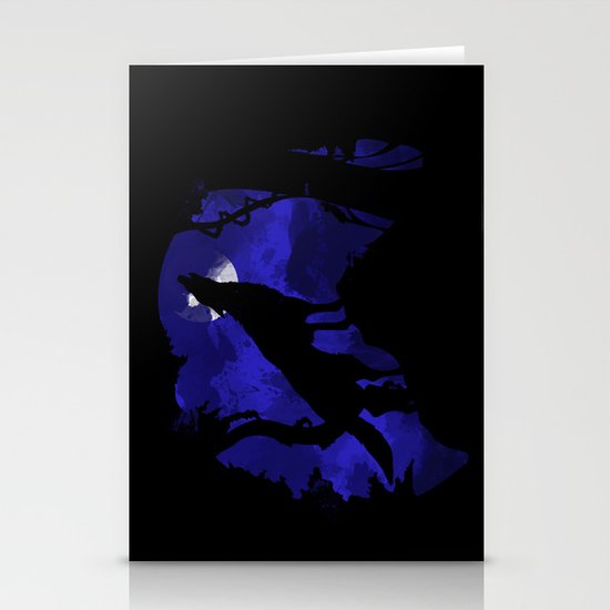 Wolf Stationery Cards