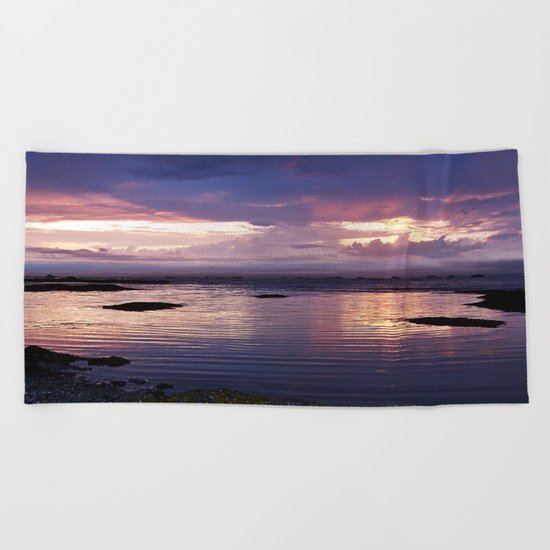 Sunset Split Beach Towel