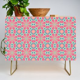 Mexican Field of Flowers Credenza