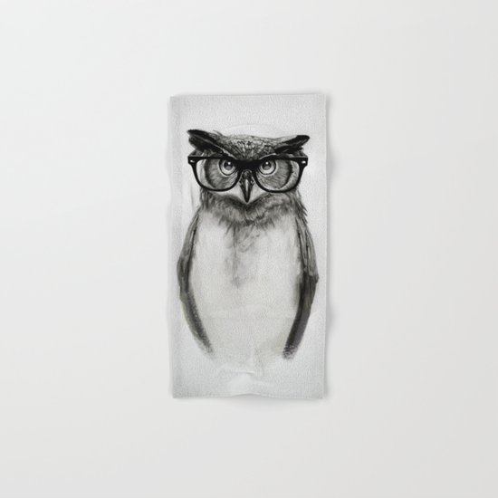 Mr. Owl Hand & Bath Towel