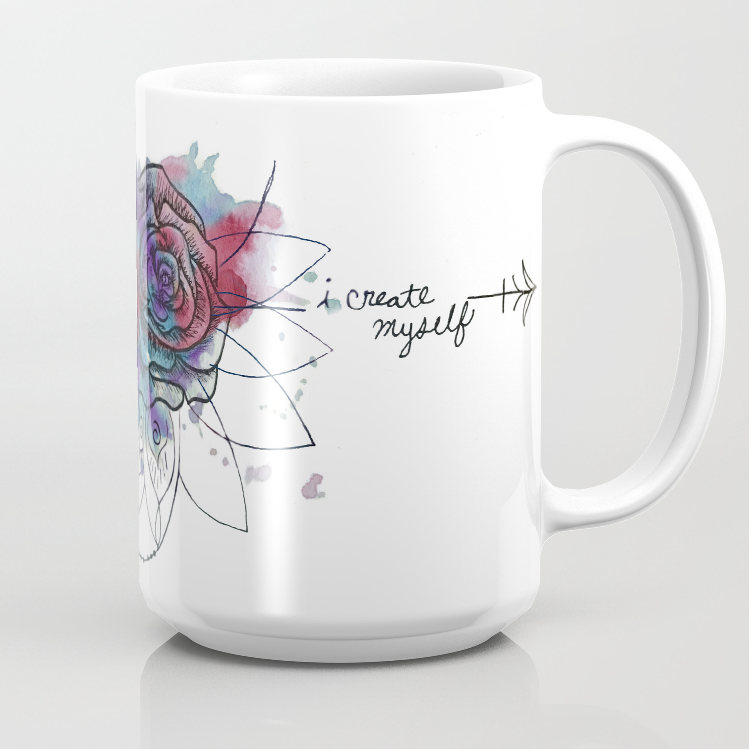 I Create Myself Bad Wolf Dream Catcher Coffee Mug By Lusicovicreative Society6