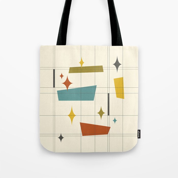 Mid Century Modern Abstract Composition 7 Tote Bag