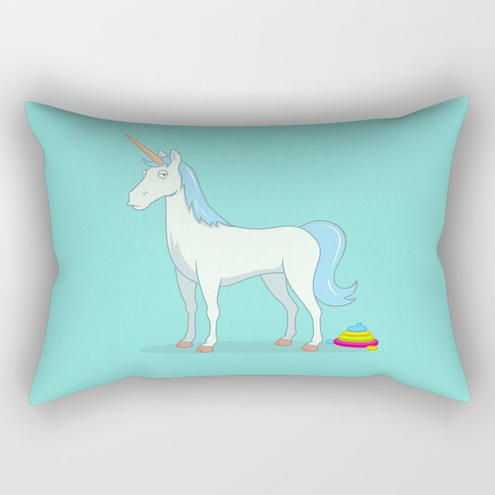 Unicorn Poop Rectangular Pillow