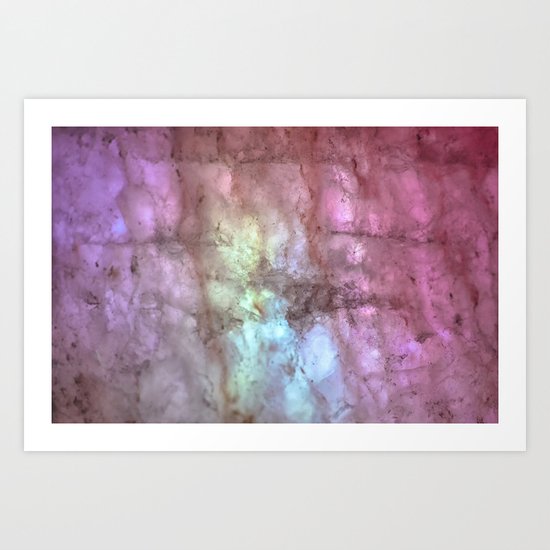 Lights & Minerals Art Print