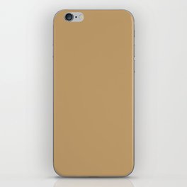 Mid-tone Golden Brown Solid Color Pairs PPG Welcome Home PPG1092-5 - All One Single Shade Hue Colour iPhone Skin