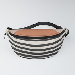 Sunset Gradient Abstract - Bold Neutral Fanny Pack