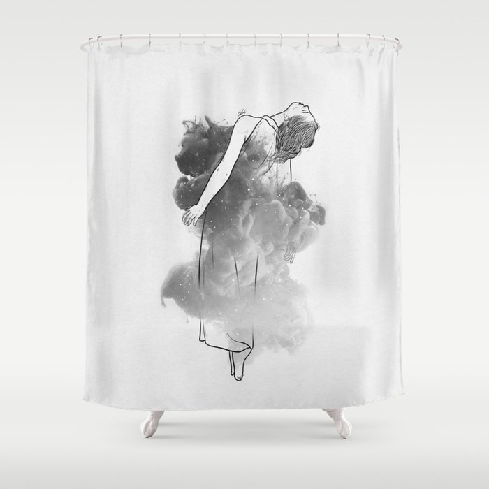 The courage to exist. Shower Curtain