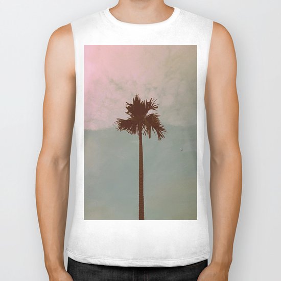 Palm Tree (vintage) Biker Tank