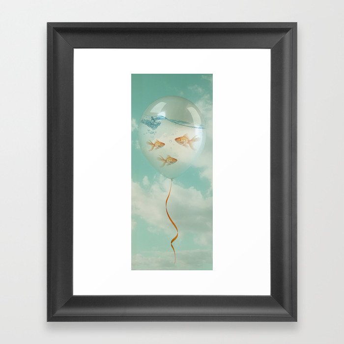 balloon fish 03 Framed Art Print