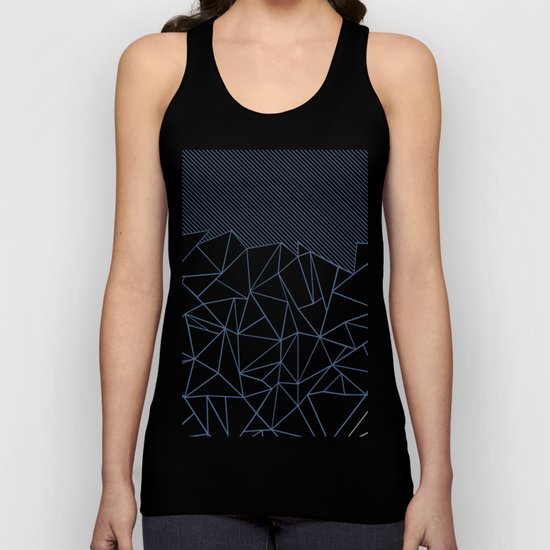 Ab Lines 45 Blues Unisex Tank Top