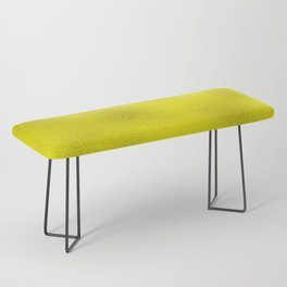 Yellow Neon Glass Foil Modern Collection Bench
