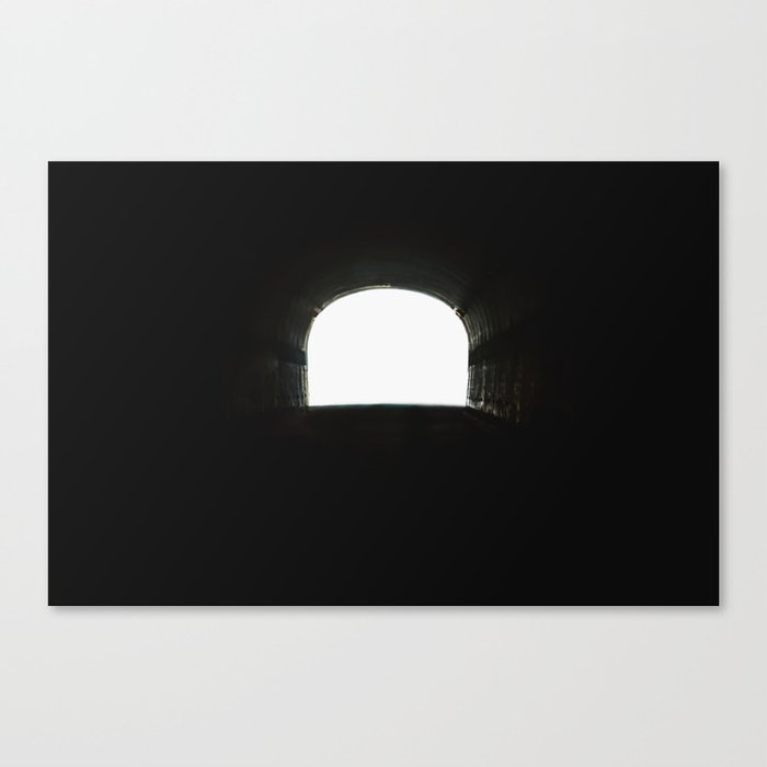 Light at the end of the tunnel Canvas Print