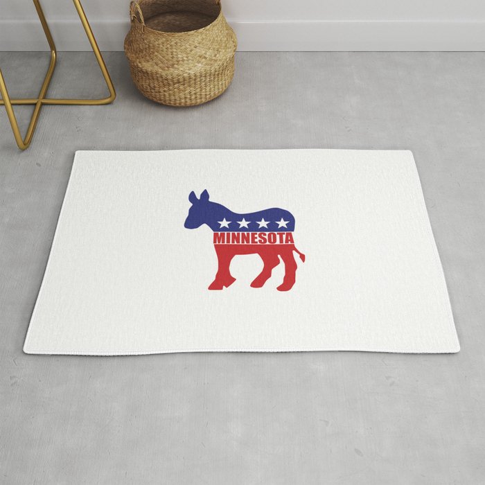Minnesota Democrat Donkey Rug
