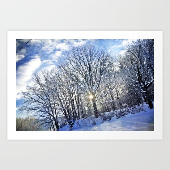 Shining Through Art Print