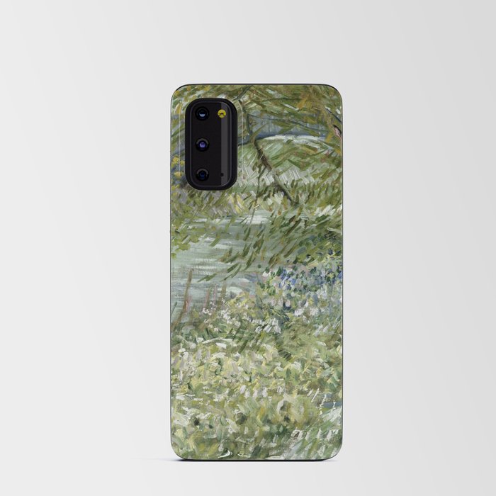 River Bank in Springtime, Vincent van Gogh Android Card Case