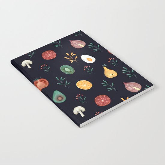 Vegetables pattern Notebook