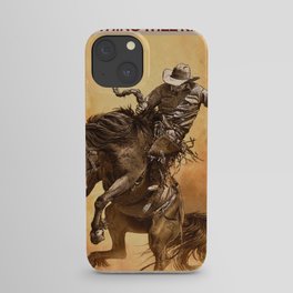 Bucking horse Everything Will Kill You So Choose Something Fun iPhone Case