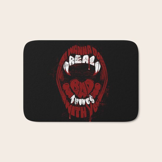 Real Bad Things Bath Mat