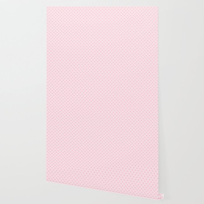 Large Light Soft Pastel Pink Love Hearts Wallpaper By Honorandobey