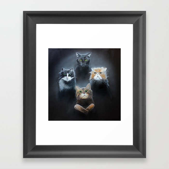 Bohemian Catsody Framed Art Print