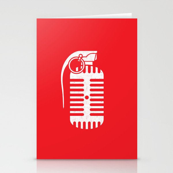 Weapon of Music Explosion Stationery Cards