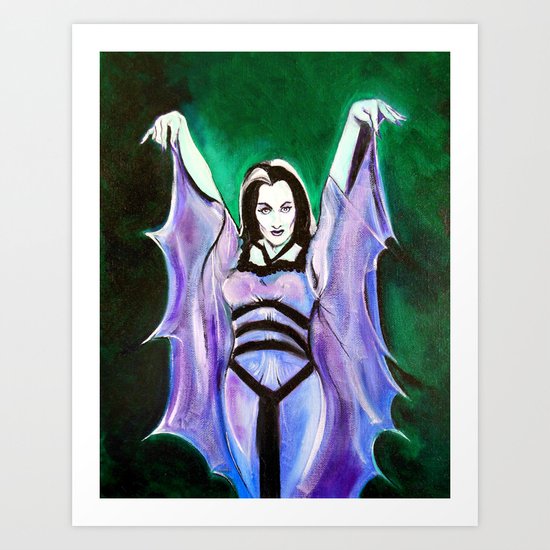 The Munsters Lily Munster Art Print