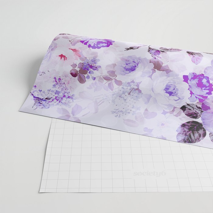 Clear Window Floral Wrapping Paper - 20 Sheets - Lavender - LO Florist  Supplies