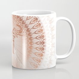 Rose Gold Elephant Mandala Coffee Mug