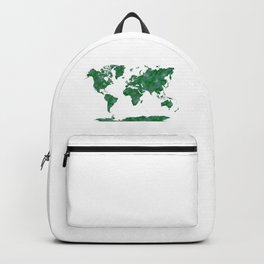 watercolor world map Backpack