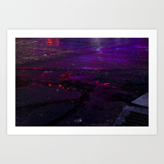 Spilled Lights Art Print