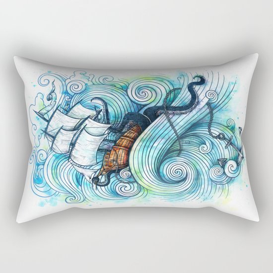 Long Journey Rectangular Pillow