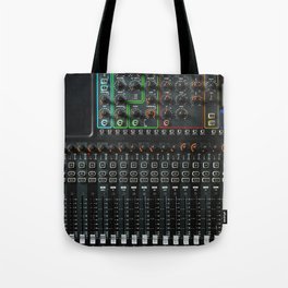 Sound mixer control panel Tote Bag