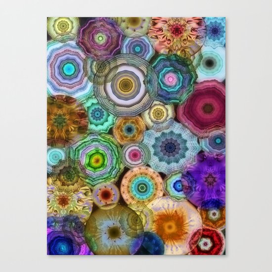 Flowery Meadow 3 Canvas Print