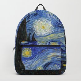 Starry Night by Vincent Van Gogh Backpack