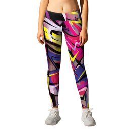 PAGER Mural Abstract Royal Stain Leggings | Pop Art, Graffiti, Abstract, Painting, Illustration, Colorado, Pager, Street Art, Royalstain, Typography 