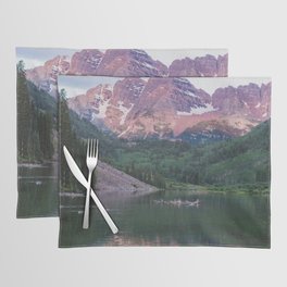 Maroon Bells Sunrise - Rocky Mountain Photography Placemat