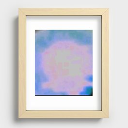 Pink Fluff Recessed Framed Print