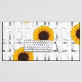 Sunflower Explosion Desk Mat
