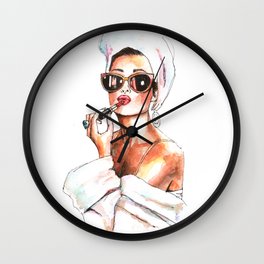 Fashion Lady Wall Clock