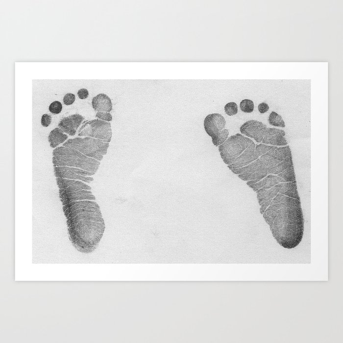 Baby Feet! Art Print