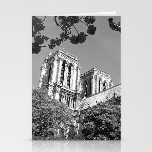 Notre Dame in Spingtime Stationery Cards