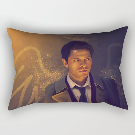 Castiel - Supernatural Rectangular Pillow