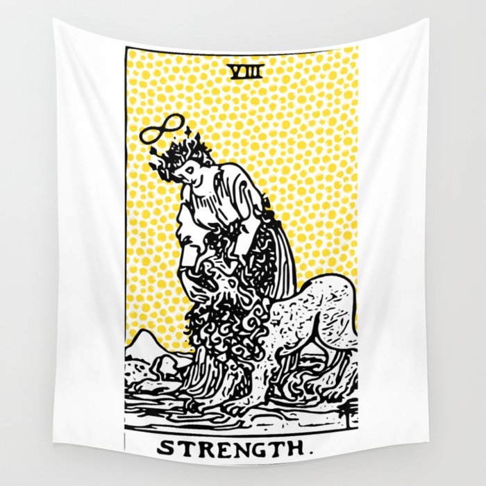 Strength tarot 2025 tapestry