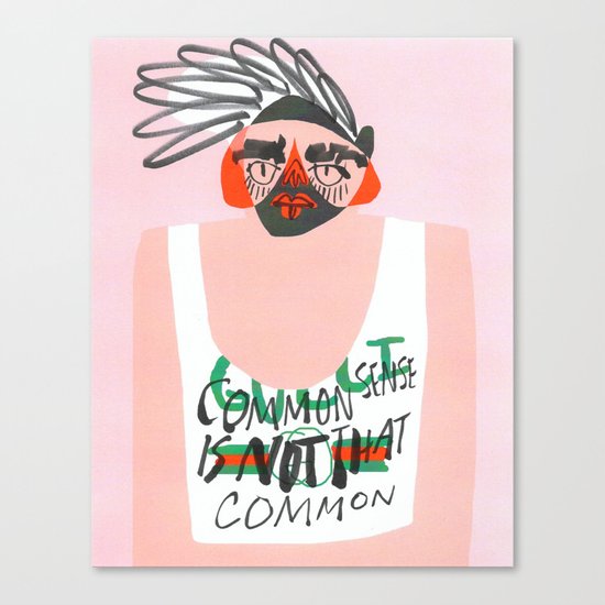 Common Sense Canvas Print