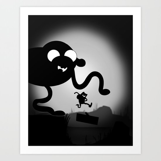 Limbo Time! Art Print