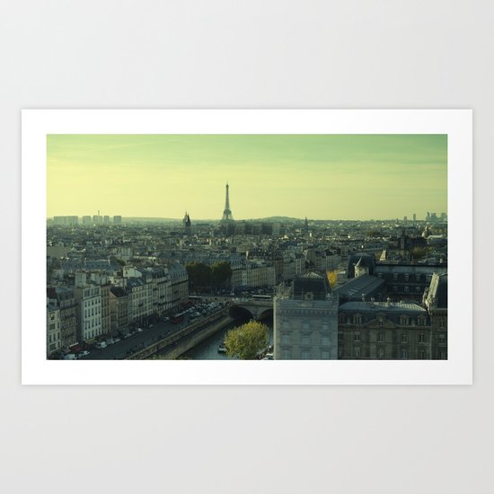 Green Hues Art Print