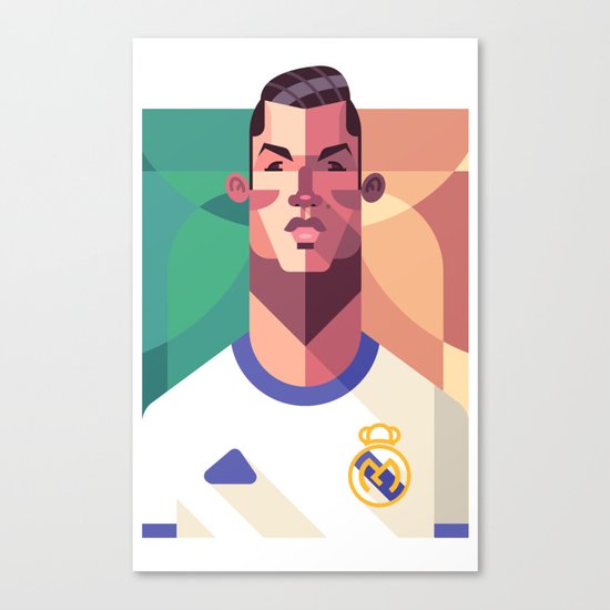 CR7 | Los Merengues Canvas Print